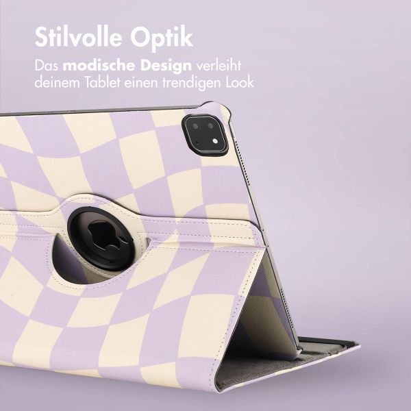 imoshion 360° drehbare Design Klapphülle Apple iPad Pro 13 (2025) M5 / (2024) M4 - Dancing Cubes