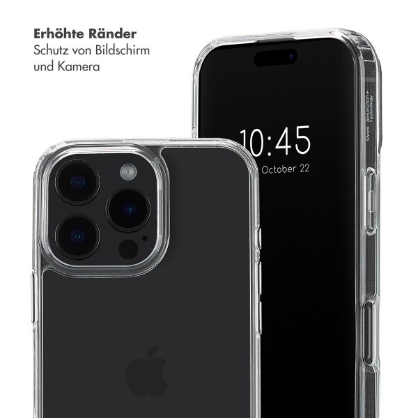 Selencia Backcover mit abnehmbaren Haken Apple iPhone 16 Pro Max - Transparent