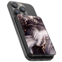 Selencia Vivid Powerbank 5.000 mAh - MagSafe und Qi - Schwarz / Chic Marble Black
