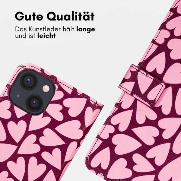 imoshion Design Klapphülle Apple iPhone 13 - Hearty Blush