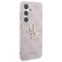 Guess 4G Metal Logo Back Cover Samsung Galaxy S24 Plus - Rosa