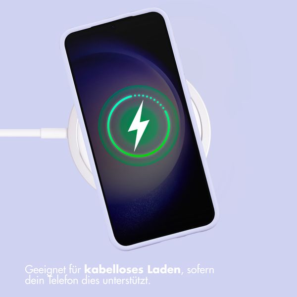 Accezz Liquid Silikoncase Samsung Galaxy S23 Plus - Violett