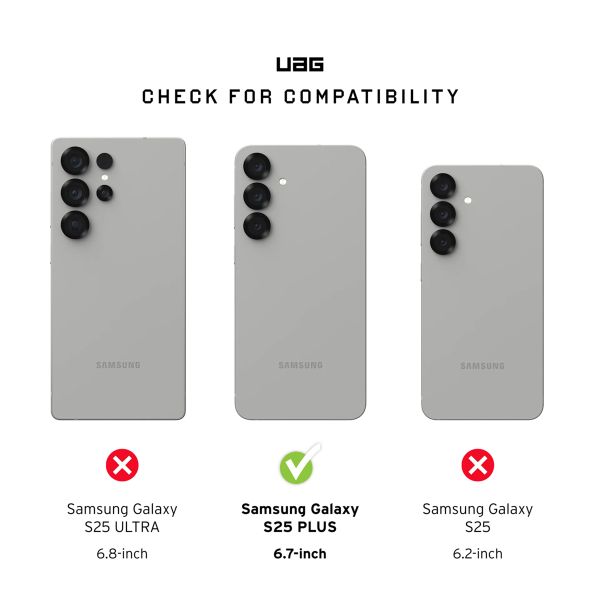 UAG Displayschutz aus gehärtetem Glas Shield Plus Samsung Galaxy S25 Plus