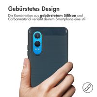 imoshion Brushed Back Cover für das OnePlus Nord CE 4 Lite 5G - Dunkelblau