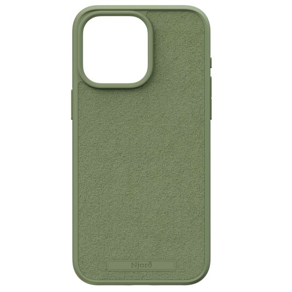 Njorð Collections Wildleder Comfort+ Case MagSafe für das iPhone 15 Pro Max - Olive