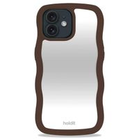 Holdit Wavy Case für das Apple iPhone 12 / 12 Pro - Chocolate / Mirror