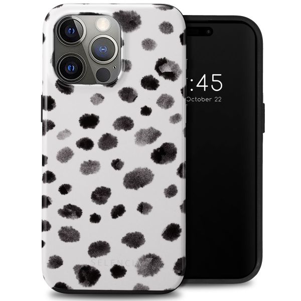 Selencia Vivid Tough Back Cover für das iPhone 15 Pro Max  - Trendy Leopard