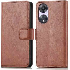 imoshion Luxuriöse Klapphülle Oppo A58 - Braun