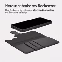 imoshion Herausnehmbare 2-in-1 Luxus-Bookcase Samsung Galaxy S26 - Schwarz