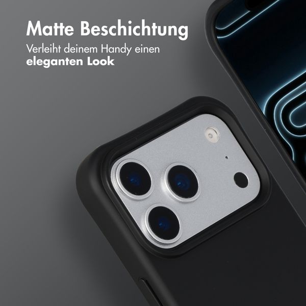 imoshion Color Backcover mit abnehmbarem Handykette und MagSafe Apple iPhone 17 Pro - Schwarz