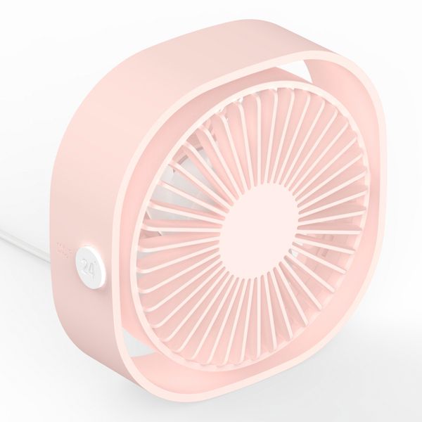 imoshion USB Schreibtischventilator - Rosa