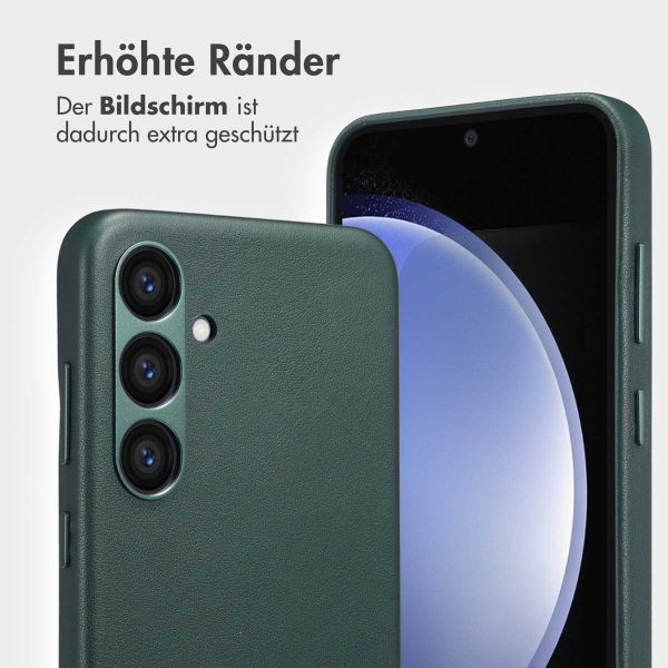 Accezz 2-in-1 Klapphülle aus Leder mit MagSafe Samsung Galaxy S23 FE - Cedar Green