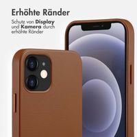 Accezz MagSafe Leather Backcover Apple iPhone 12 (Pro) - Sienna Brown