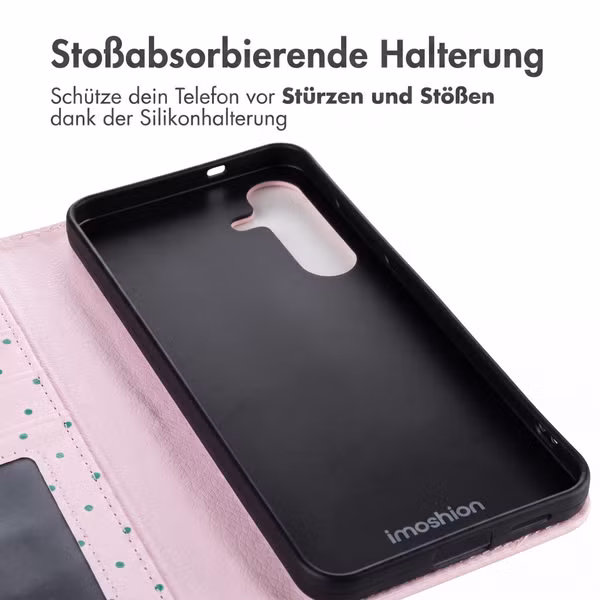 imoshion Design Klapphülle Samsung Galaxy S25 FE - Happy Dots