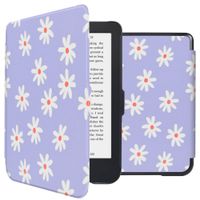 imoshion Design Slim Hard Case Klapphülle Kobo Clara 2E / Tolino Shine 4 - Flowers Distance