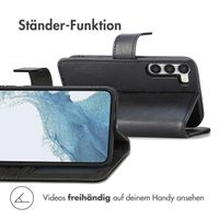 imoshion Luxuriöse Klapphülle Samsung Galaxy S23 - Schwarz