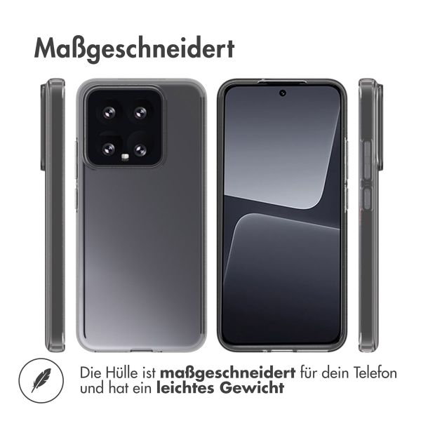 Accezz TPU Clear Cover für das Xiaomi 14 - Transparent