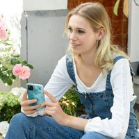 Selencia Maya Fashion Backcover Samsung Galaxy A72 - Air Blue