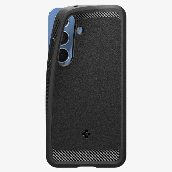 Spigen Rugged Armor Backcover MagSafe für das Samsung Galaxy S25 Plus - Matte Black