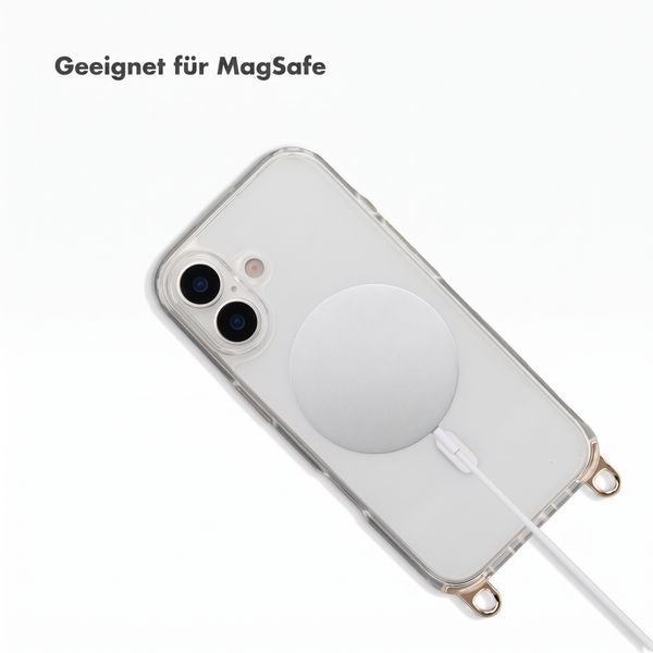 Selencia Rivièra MagSafe Backcover mit abnehmbarem Haken Apple iPhone 17 - Transparent