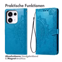 imoshion Mandala Klapphülle Oppo Reno 16 / 16 Pro - Türkis