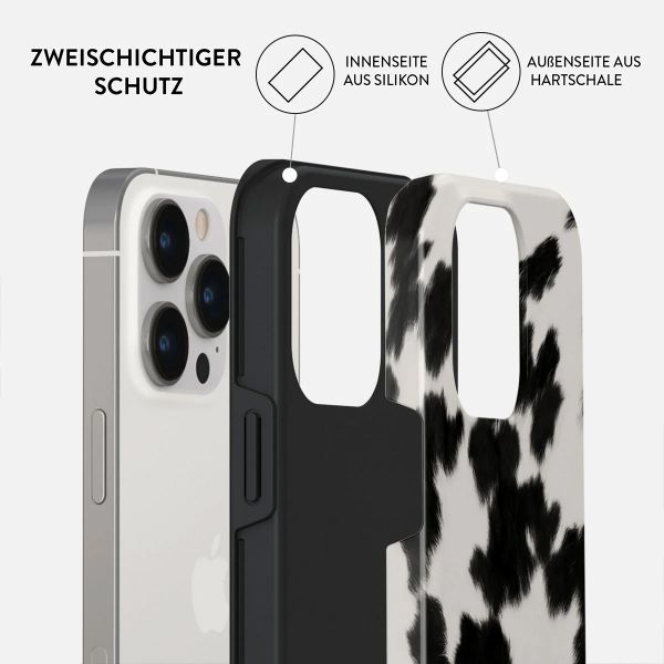 Burga Tough Back Cover für das iPhone 14 Pro - Achromatic