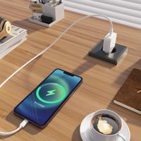 Accezz Ultra Slim GaN Ladegerät - USB-C - 20 W - Weiß