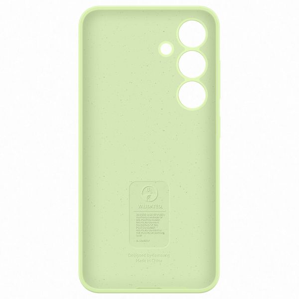 Samsung Original Silikon Cover für das Galaxy S24 - Light Green