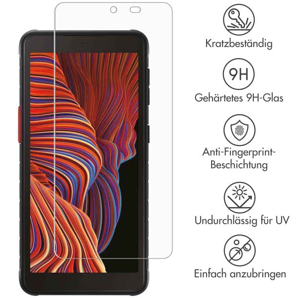 Accezz Displayschutz aus gehärtetem Glas Samsung Galaxy Xcover 5