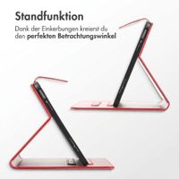 imoshion Mandala Klapphülle Samsung Galaxy Tab S9 11.0 Zoll / S10 Lite / S10 FE / S9 FE 10.9 Zoll - Rot