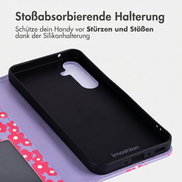 imoshion Design Klapphülle Samsung Galaxy A35 - Dusty Rose Blossoms
