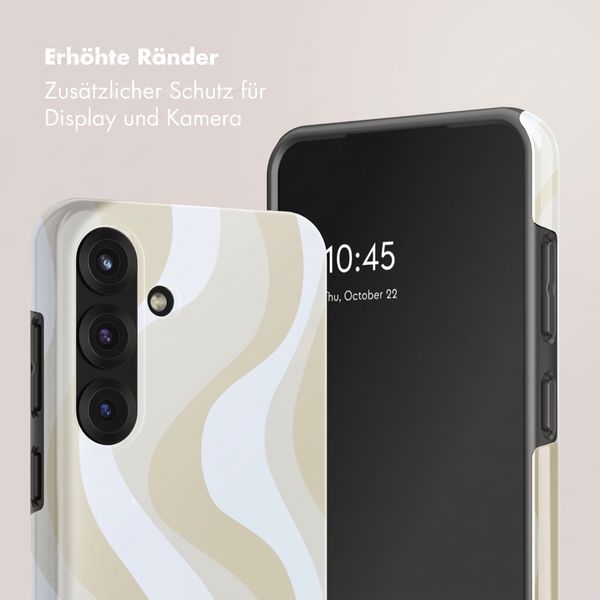 Selencia Vivid Back Cover Samsung Galaxy S25 FE - Desert Waves Beige