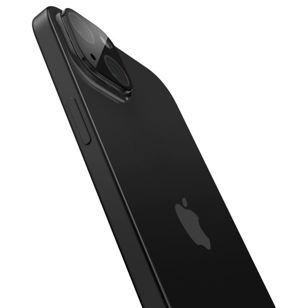 Spigen GLAStR EZ Fit Optik Kameraschutz 2er-Pack für Apple iPhone 15 / 15 Plus - Schwarz