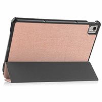 imoshion Trifold Klapphülle Nokia T21 - Rosé gold