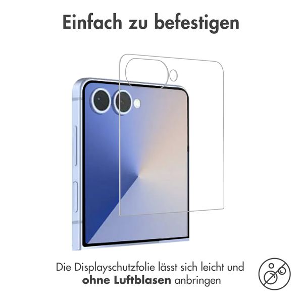 imoshion Displayschutz Folie 3-Pack Samsung Galaxy Z Flip 7