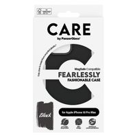 CARE by PanzerGlass Fashion Back Cover MagSafe für das iPhone 16 Pro Max - Schwarz