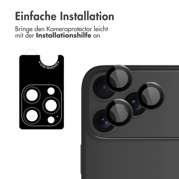 imoshion 2er Pack Kameraobjektivschutz für das Apple iPhone 17 Pro / 17 Pro Max - Grau