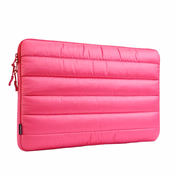 imoshion Puffer Laptop Hülle 13-14 Zoll - Laptop Sleeve - Hot Pink