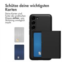 imoshion Backcover mit Kartenfach Samsung Galaxy S23 Plus - Schwarz