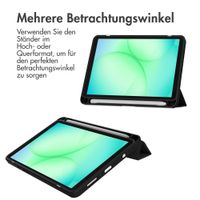 imoshion Trifold Hardcase Klapphülle Samsung Galaxy Tab A11 / A9 8.7 Zoll - Schwarz