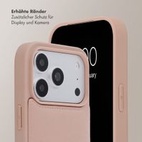 Selencia Nova HandyHülle mit Kordel und Kartenhalter Apple iPhone 18 Pro / 17 Pro - Dusty Rose