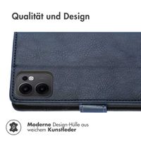 imoshion Luxuriöse Klapphülle Oppo Reno 13 - Dunkelblau
