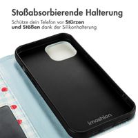 imoshion Design Klapphülle Apple iPhone 14 - Cherry Check