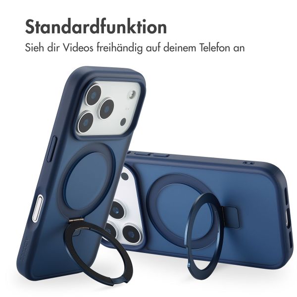Accezz Ring Stand Backcover mit MagSafe Apple iPhone 17 Pro - Blau
