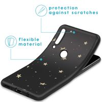 imoshion Design Hülle für das Huawei P30 Lite - Sterne / Schwarz