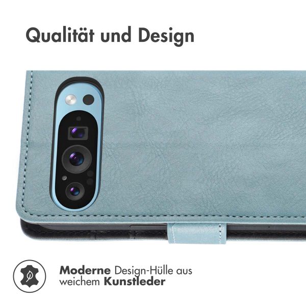 imoshion Luxuriöse Klapphülle Google Pixel 9 Pro XL - Hellblau
