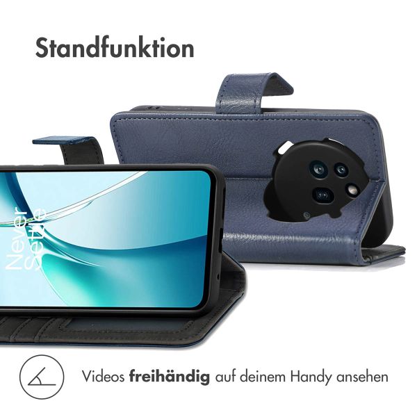imoshion Luxuriöse Klapphülle Nothing Phone (3a) Pro - Dunkelblau