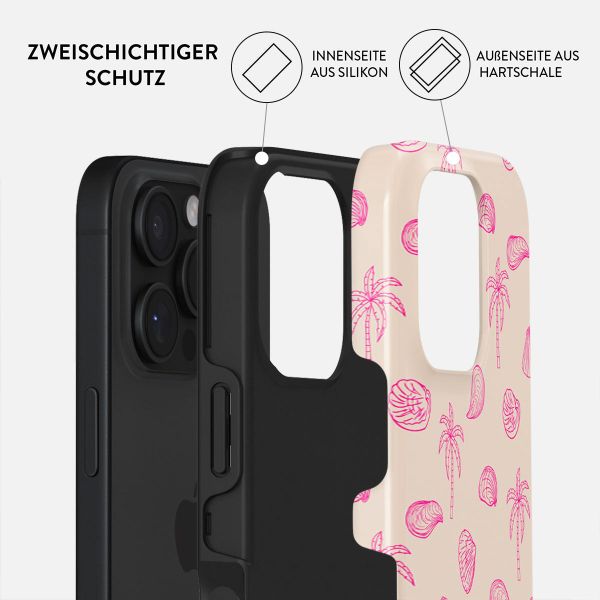 Burga Tough Back Cover für das iPhone 16 Pro Max - Beach Please