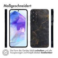 imoshion Design Hülle für das Samsung Galaxy A55 - Black Marble