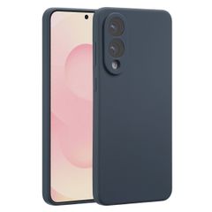 Accezz Liquid Silikoncase mit MagSafe Samsung Galaxy S25 Edge - Dunkelblau